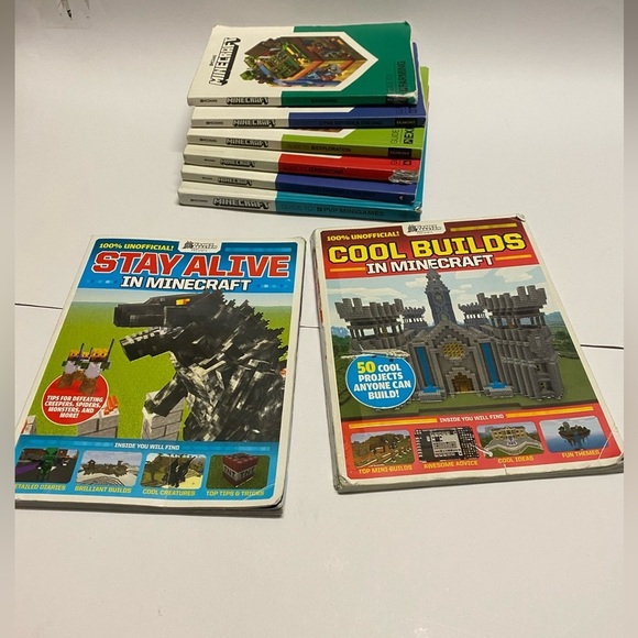 6 Minecraft Guide books Exploration Nether Redstone FARMING MINIGAMES - Picture 4 of 16